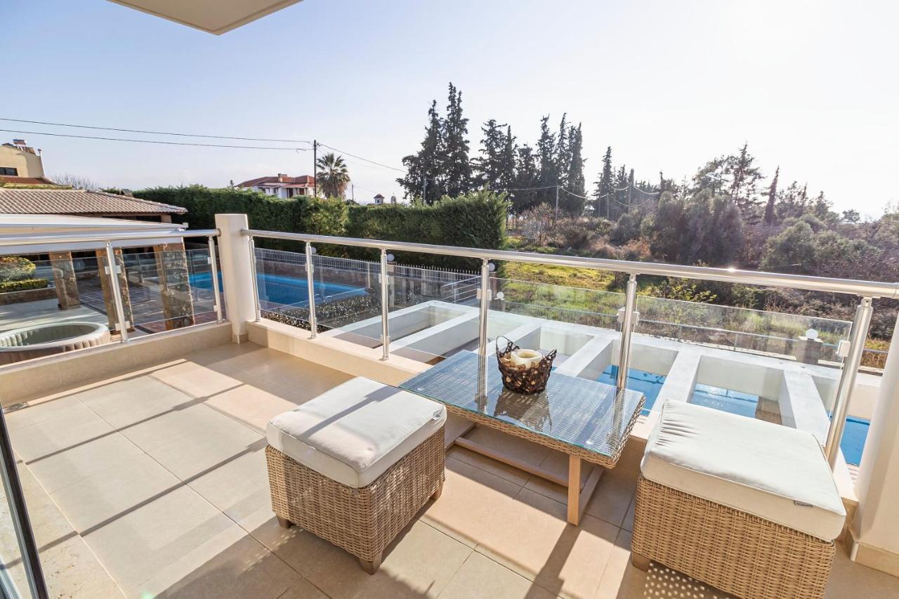 Nefeli & Dina Villas By Diomedes Group ネア・ムダニア エクステリア 写真