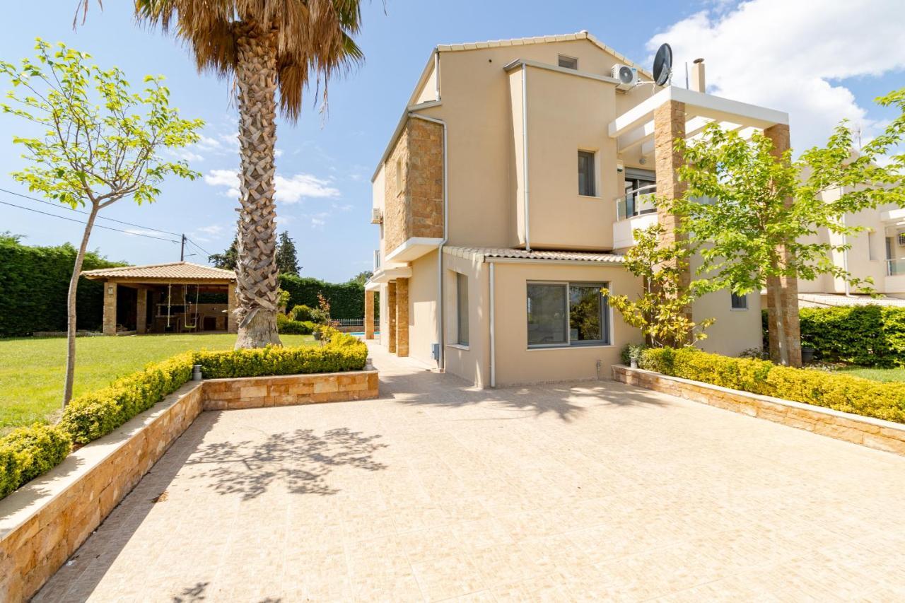 Nefeli & Dina Villas By Diomedes Group ネア・ムダニア エクステリア 写真