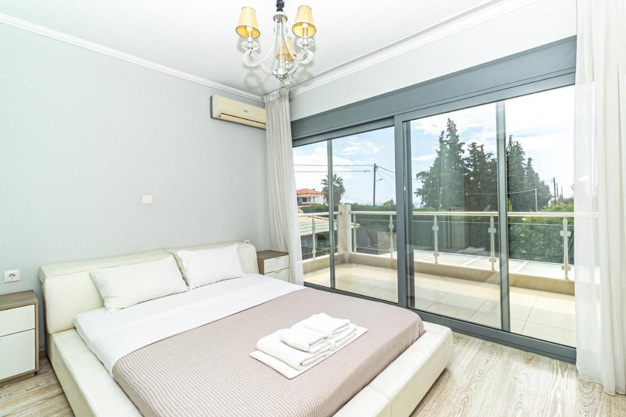 Nefeli & Dina Villas By Diomedes Group ネア・ムダニア エクステリア 写真